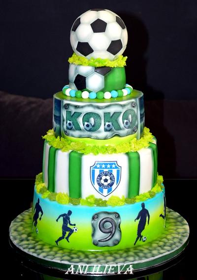 football cake - Cake by aniilievacakes