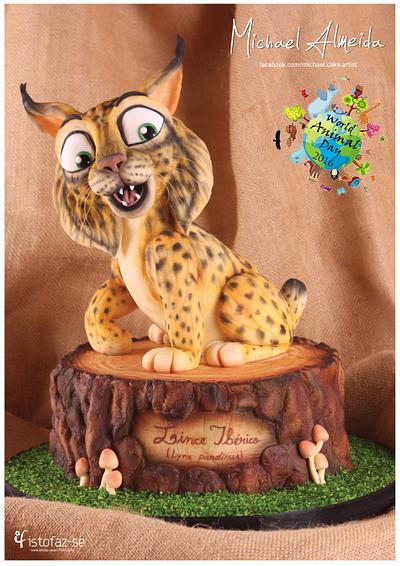 Iberian Lynx - World Animal Collaboration - Cake by Michael Almeida