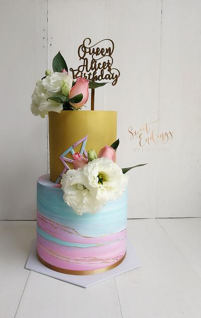 Marbled Beauty - Cake by Lulu Goh