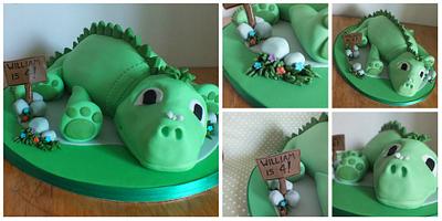 Dino cake - Cake by jennie