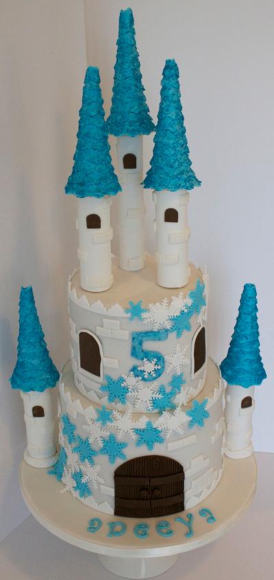 Frozen Castle Cake - Cake by Cherry Crumbs