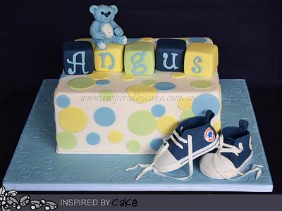 Baby Converse Christening Cake - Cake by Inspired by Cake - Vanessa