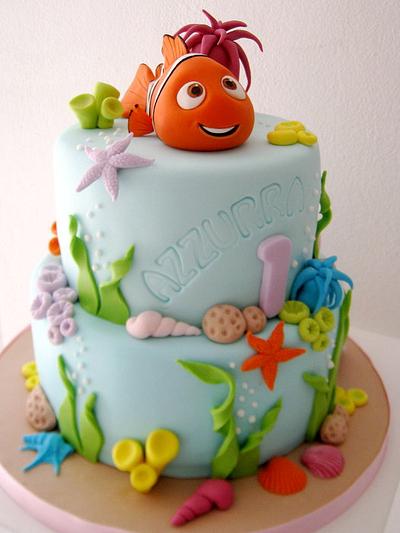 Nemo and great barrier reef - Cake by Bella's Bakery