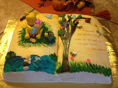 Classic Winnie The Pooh -Sometimes The Smallest Things Take Up The Most Room In Your Heart - Cake by beth78148