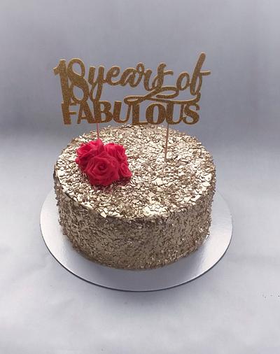 18 years of fabulous - Cake by Dijana