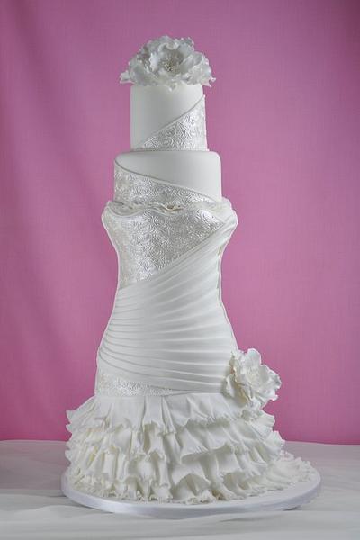 Wedding Dress Cake - Cake by Sandra Monger