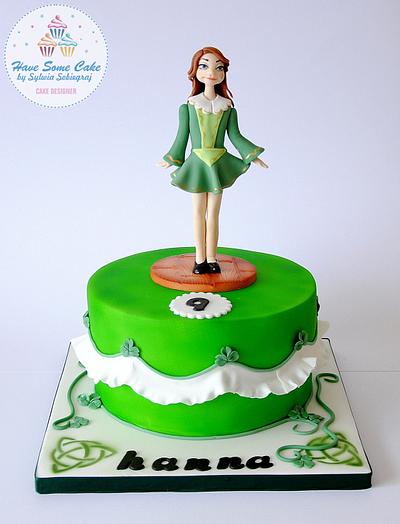 Irish dancer - Cake by Sylwia Sobiegraj The Cake Designer