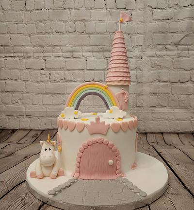 Unicorn's castle - Cake by nef_cake_deco
