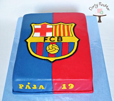 FC Barcelona Cake  - Cake by Martina