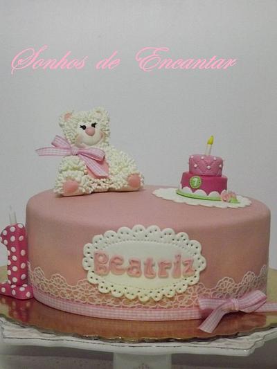 fluffy bear - Cake by Sonhos de Encantar by Sónia Neto