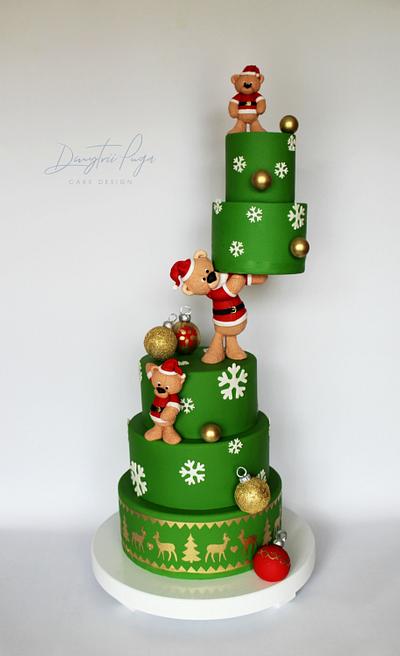 Christmas teddy cake  - Cake by Dmytrii Puga
