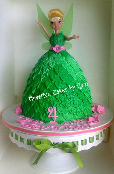 Tinkerbell doll cake - Cake by Gen