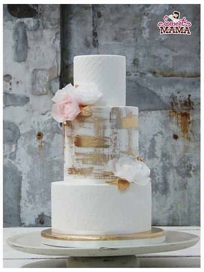 Golden Sunshine Wedding Cake - Cake by Soraya Sweetmama