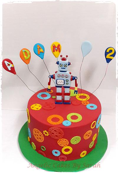 Robot Cake - Cake by Angelic Cakes By Sarah