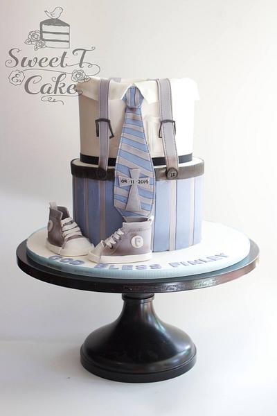Chritening suit cake - Cake by Tina