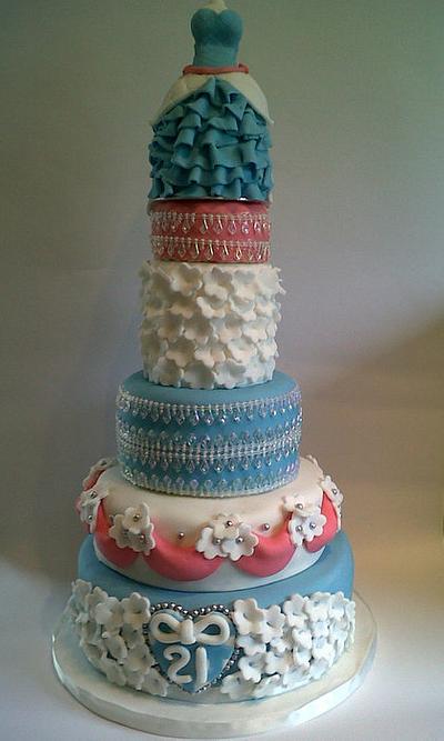 fairytale 21st birthday cake - Cake by kelly