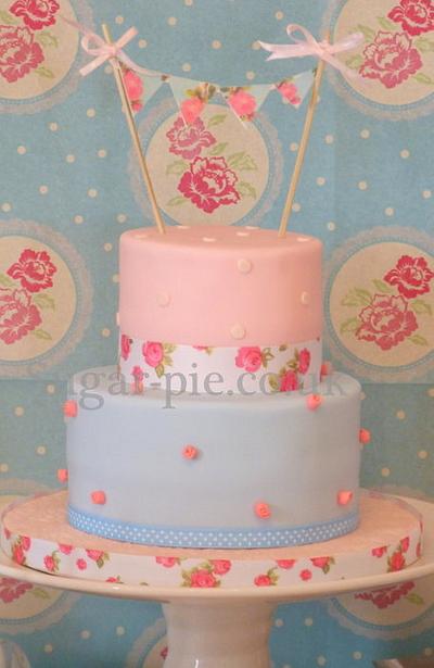 Vintage tea party, cake & dessert table - Cake by Sugar-pie