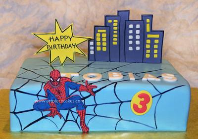 Spiderman Cake - Cake by Art Piece Cakes