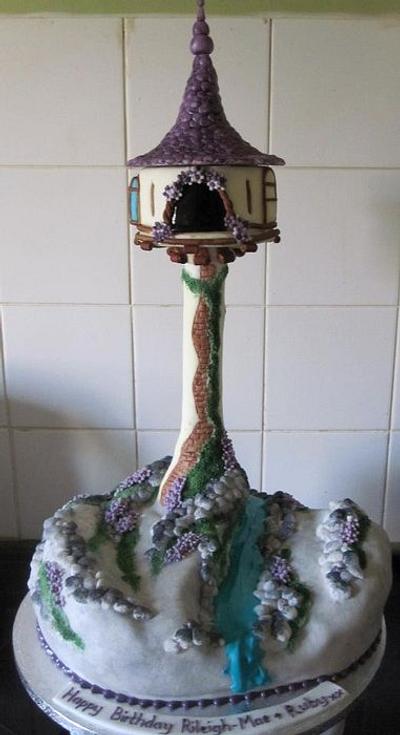 Rapunzel Tower - Cake by Anne dillon