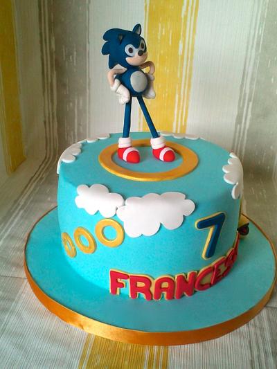 Sonic cake - Cake by Milena
