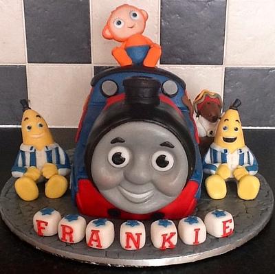 Thomas the tank and friends - Cake by silversparkle