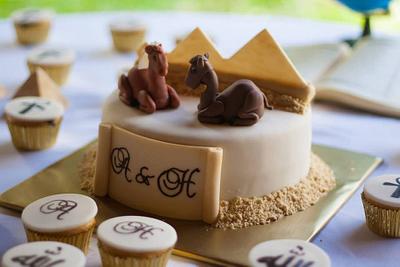 Egyptian Themed Wedding - Cake by N&N Cakes (Rodette De La O)