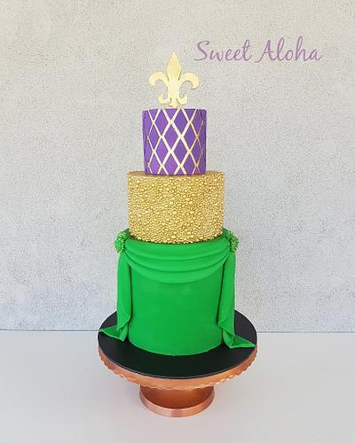 mardi gras carnival cakers - Cake by Sweet Aloha