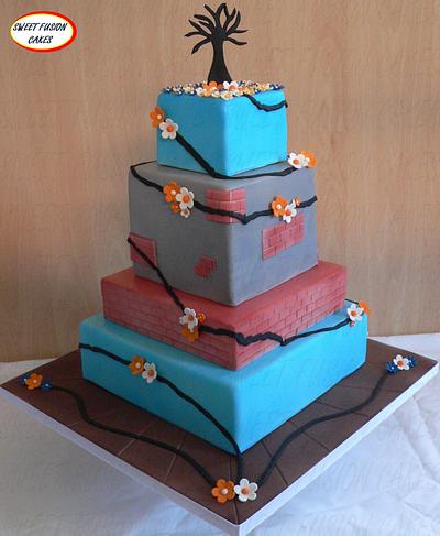 Anniversary Cake - Cake by Sweet Fusion Cakes (Anjuna)