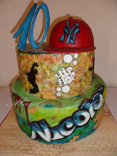 hip hop cake - Cake by Marilyn' s Cakes 