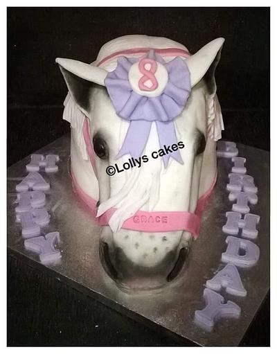 3d horse head - Cake by Laura mcgill aka lollys cakes 
