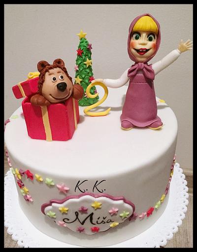 Masha and the Bear - Cake by KaterinaCakes
