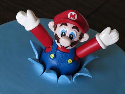 Super Mario Bros. - Cake by Kathy Hnizdo 