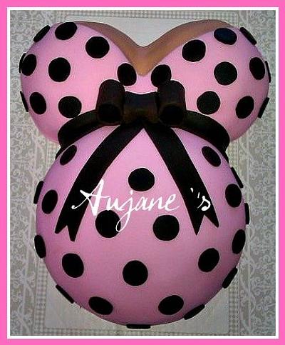 Pregnant Belly Cake  - Cake by Aujané's Cake Supplies