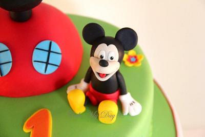Mickey Mouse mini Clubhouse - Cake by Cake My Day