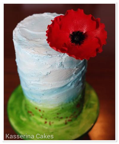 Poppy cake - Cake by Kasserina Cakes