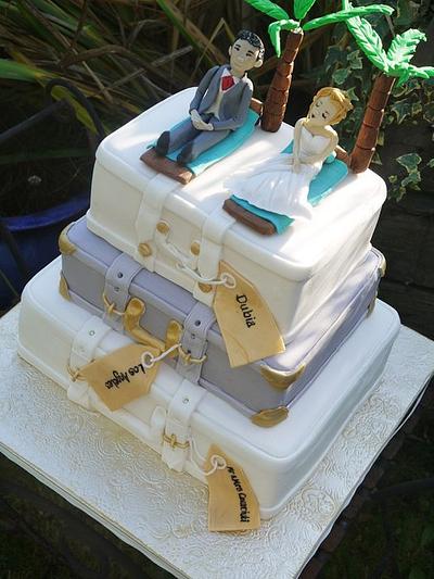 Mary Lou Wedding Cake - Cake by Scrummy Mummy's Cakes