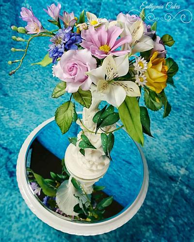 Bowl of Flowers - Cake by Eva