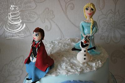 Frozen - Cake by cakesbysilvia1