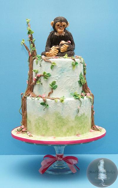 My Chimps in the Treetops - Cake by Tonya Alvey - MadHouse Bakes
