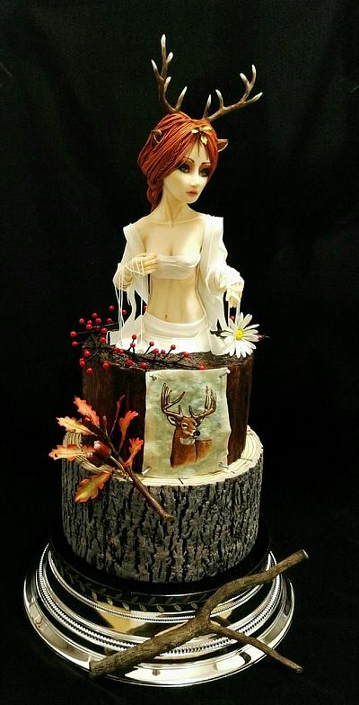 The Deer Woman - Cake by Claudia_De_Lorenzi