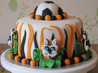 Hull 'Tigers' City Cake. - Cake by Kerry Rowe
