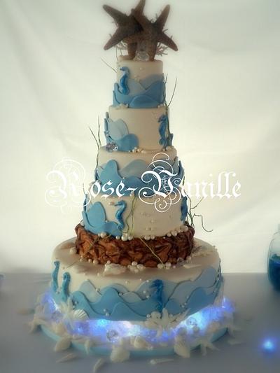 love by the sea - Cake by cindy
