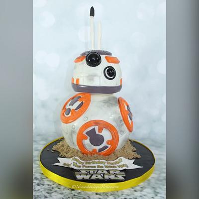 Icing Smiles Contribution Star Wars  BB8 - Cake by Cake'D By Niqua