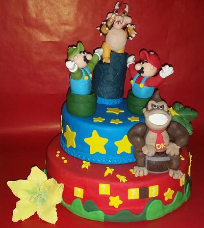 Mario cake - Cake by joycehendriks