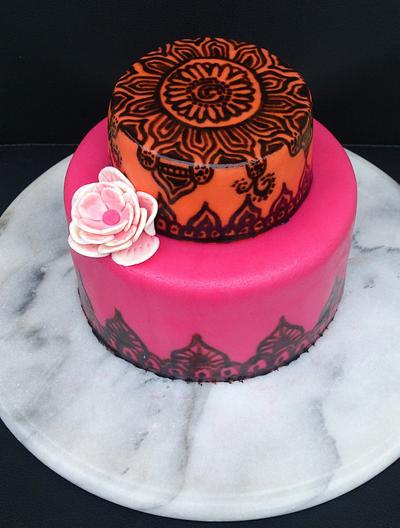 Handpainted Henna - Cake by JulesCarter