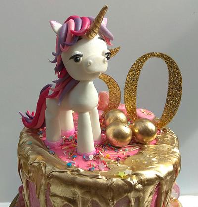 Unicorn Birthday Cake - Cake by The Rosehip Bakery