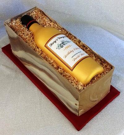 Wine in a box - Cake by FashionablyCakes