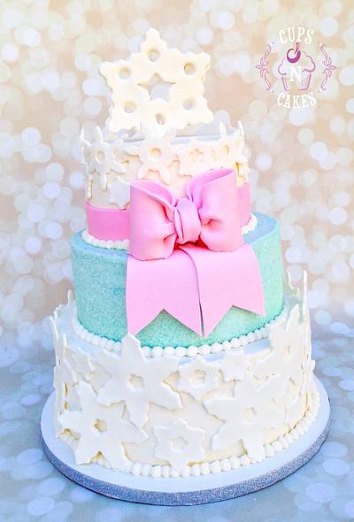 Winter Wonderland - Cake by Cups-N-Cakes 