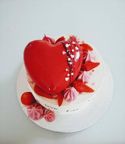 Sweet heart - Cake by alenascakes
