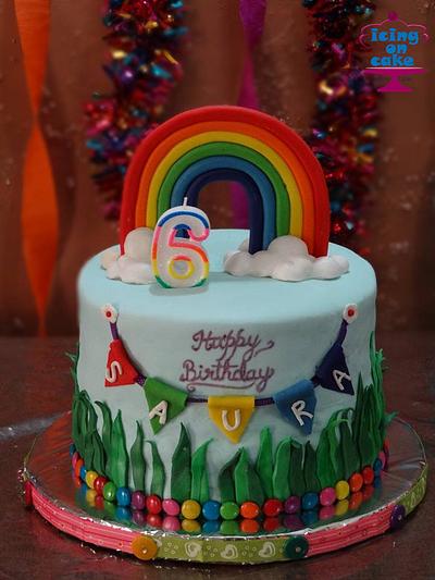 Rainbow Cake - Cake by Icing on Cake
